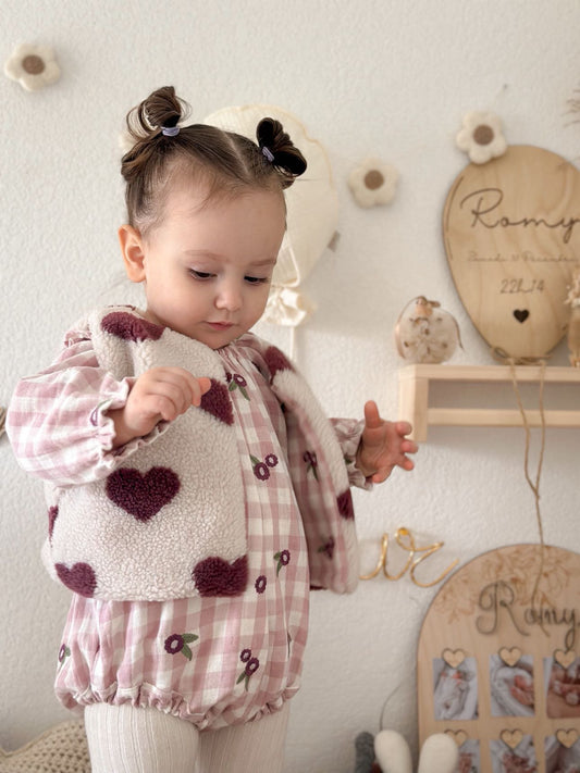 Gilet berger réversible imprimé