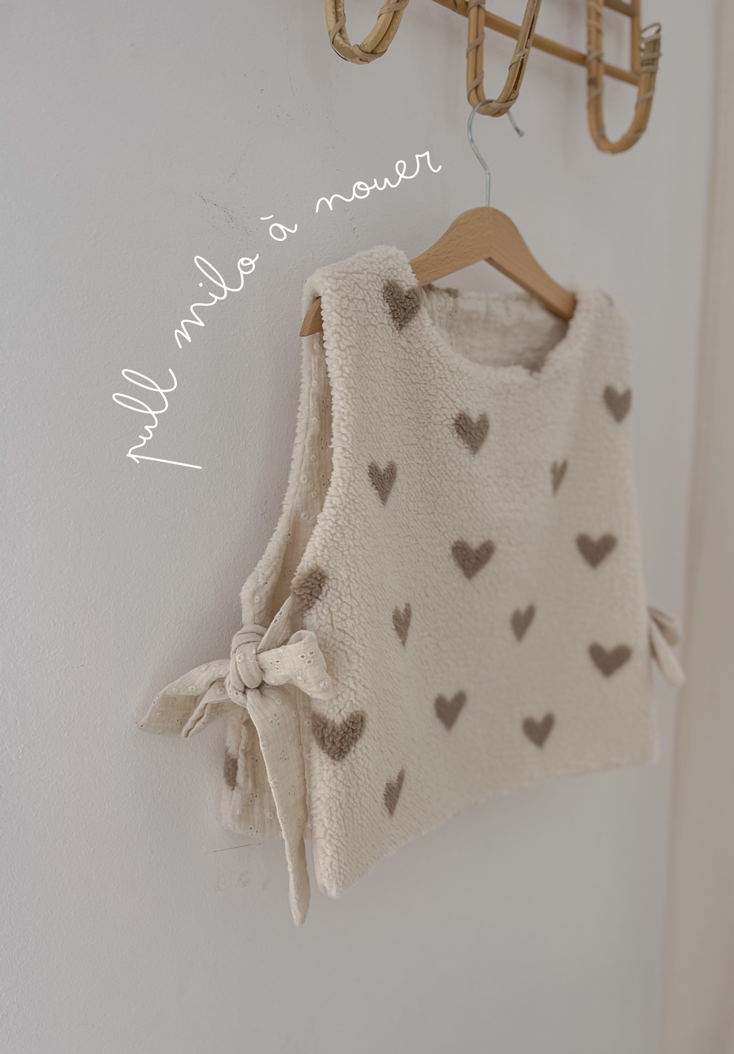 Pull Milo sans manches réversible