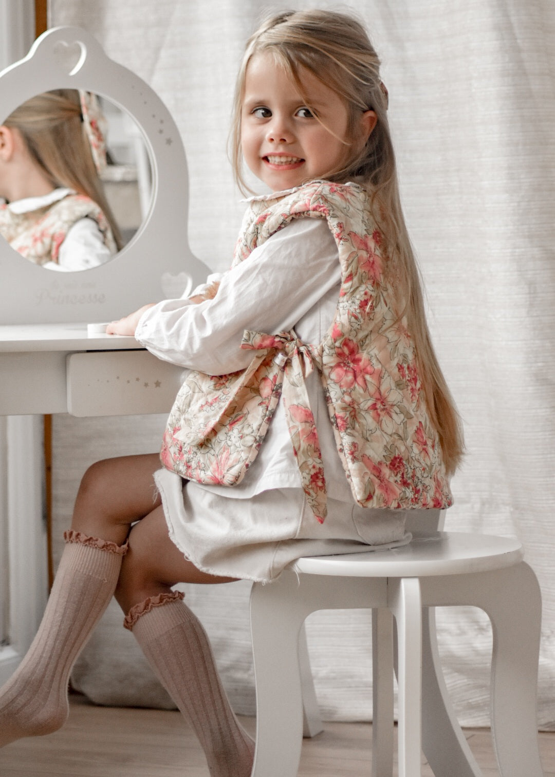 Pull Milo matelassé réversible