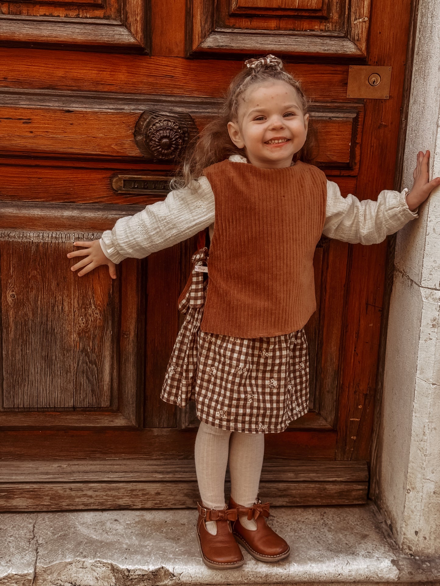 Pull Milo sans manches réversible