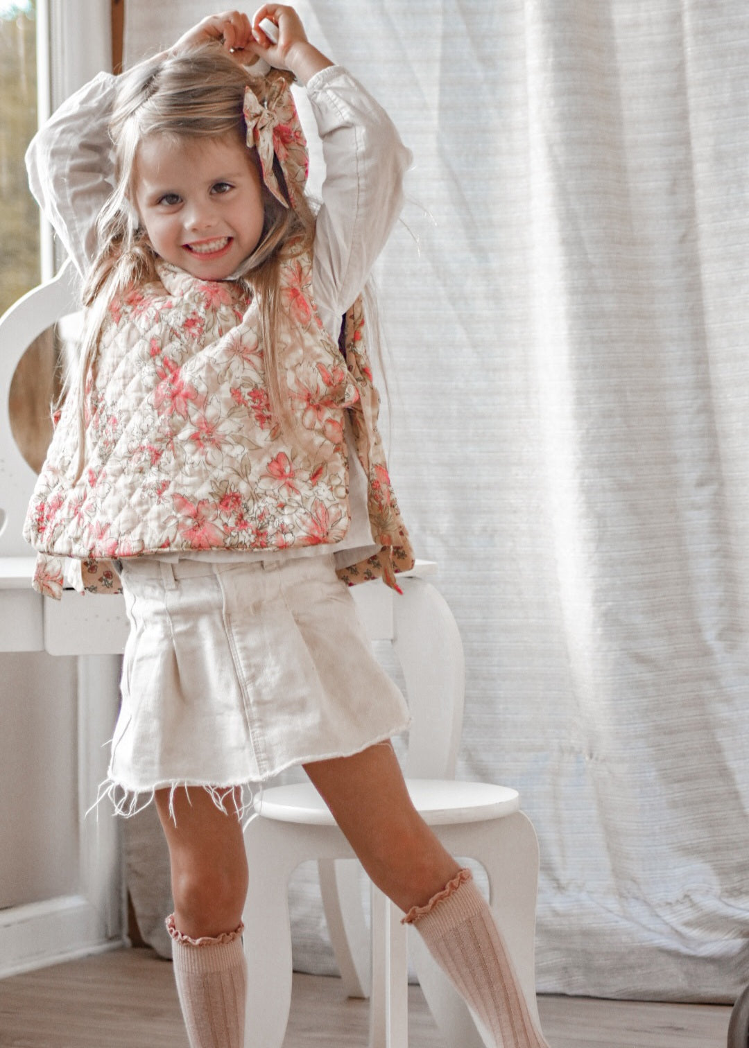 Pull Milo matelassé réversible