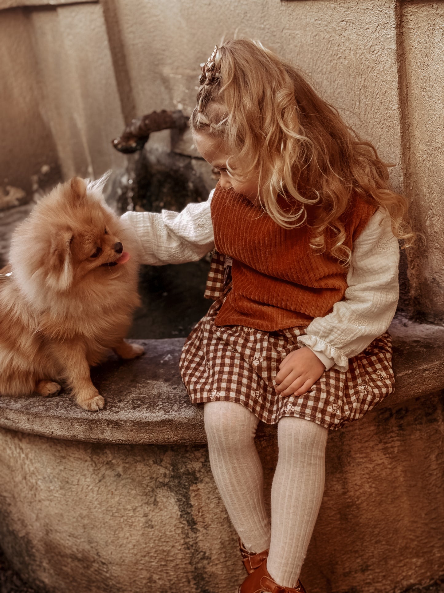 Pull Milo sans manches réversible