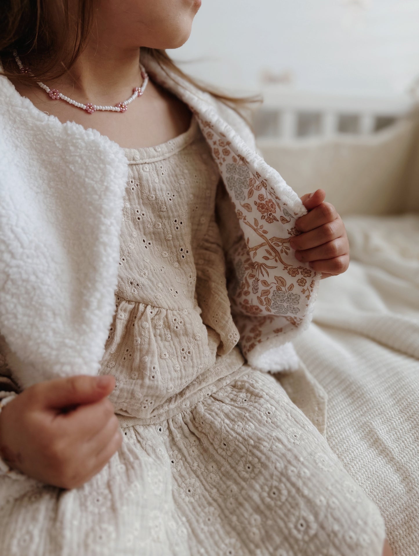 Gilet berger réversible uni