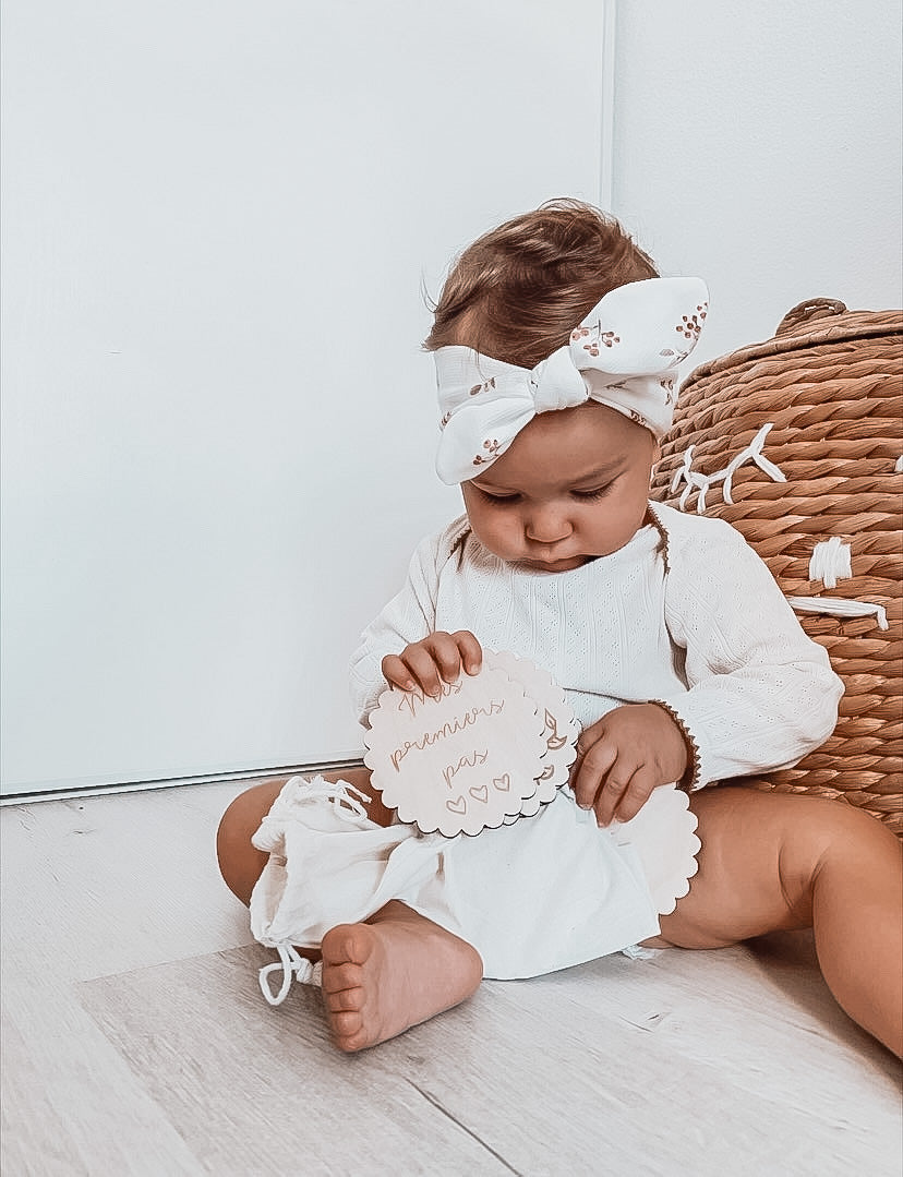 Bandeau de cheveux en coton pour bébé fille et garçon, joli accessoire de  protection pour les