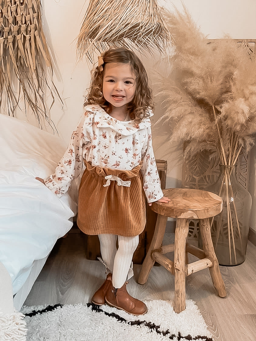 Blouse Ava blouse bebe enesemble bebe fille tenue fille mode bebe look meilleur que zara kiabi cyrillus happy leonie L Atelier de Poup